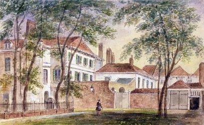 Uitzicht op het Huis en Museum van de Laatste Hertogin van Portland (1715-1785) 1796