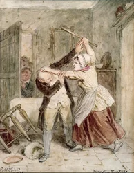 Een Scène uit Tom Jones, 1838