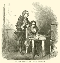 Illustratie voor A Tale of Two Cities door Charles Dickens