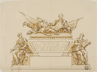 Onuitgevoerd Ontwerp voor het Monument voor de Eerste Hertog van Marlborough