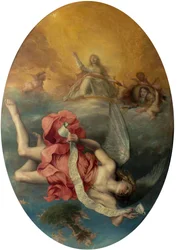 Astraea keert terug naar de aarde (De apotheose van Karel II)
