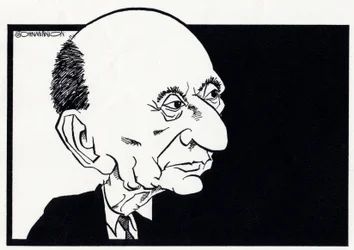 Arnold Schönberg, karikatuur