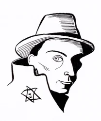 Felix Nussbaum, karikatuur