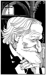 Giuseppe Verdi - profielportret van de Italiaanse componist, 9 of 10 oktober 1813 - 27 januari 1901