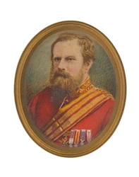 Luitenant-generaal David Pott (1812-1881) in stafuniform