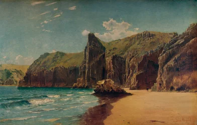 Kliffen bij Barlow, ca. 1877