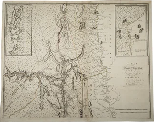 Een Kaart van de Provincie New York met een deel van Pennsylvania en New England, uit een daadwerkelijke survey door Kapitein Montrésor, Ingenieur, 1775, 10 juni 1775