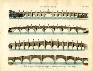 Historische bruggen in Londen