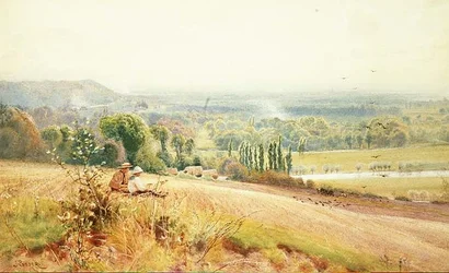 Uitzicht vanaf Hedsor Hill op de Theems bij Cookham