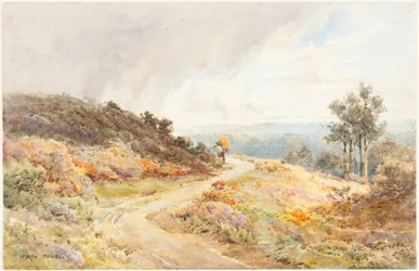Herfst (aquarel over grafiet op velijnpapier)