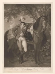 Portret van George IV als prins van Wales