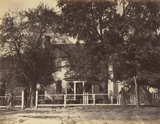 Aiken House, op Weldon Railroad, Virginia., februari 1865
