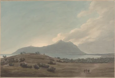 Monte Circeo bij Zonsondergang