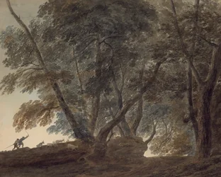 De geitenhoeder: Uitzicht op de Galleria di Sopra boven het meer van Albano