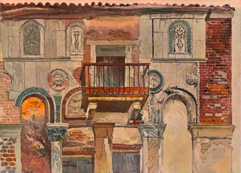 Fondaco De Turchi, Venetië (c1853)