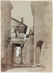 Straat in Bologna