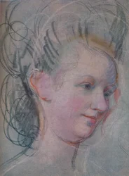 Schets van een Dameshoofd, ca. 1791