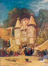 Poort van de Abdij Aumale, Normandië