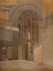 In de kathedraal van Norwich, 1923