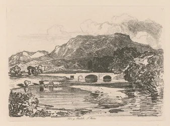 Liber Studiorum: Plaat 14, Tan-y-Bwlch, Merionethshire, Noord-Wales, 1838