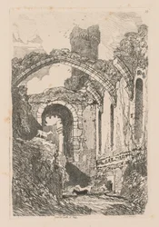 Liber Studiorum: Plaat 33, Conway Castle, N. Wales