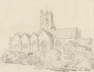De kerk van St. John, Peronne (Somme)