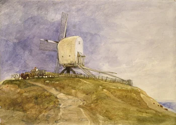 Molen op een heuvel, 19e eeuw