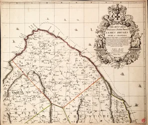 Een nieuwe en exacte kaart van het eiland Barbados in Amerika volgens onderzoek gedaan in de jaren 1717 tot 1721 door William Mayo