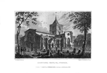 Arundel Kerk, West Sussex, 1829