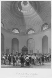 De Rotunda, Bank of England - Betaling van dividenden, ca. 1841