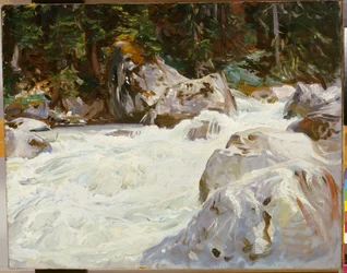 Een bergstroom in Noorwegen, 1901