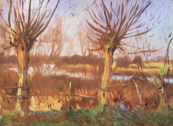 Landschap met Bomen, Calcot-on-the-Thames