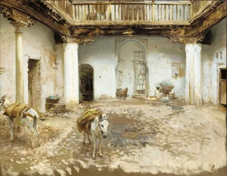 Moors binnenhof, 1913