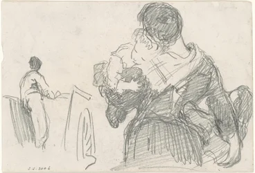 Moeder en kind [recto], ca. 1871-1872