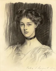 Portret van Eva Katherine Balfour, later Lady Buxton