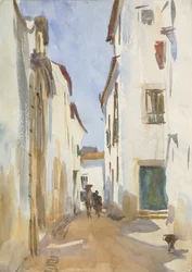 Straat in een Mediterrane Stad