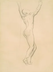 Studie voor Apollo en Daphne