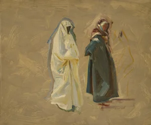 Studie van twee bedoeïenen, 1905-1906