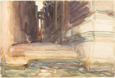 De Calle della Rosa met de Monte di Pietà, Venetië, ca. 1904