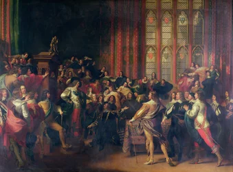 Karel I eist de vijf leden in het Lagerhuis in 1642