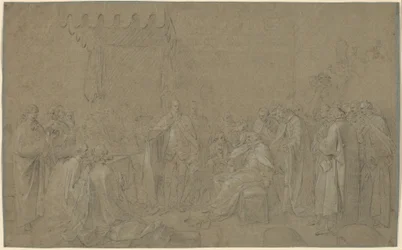 Studie voor "De Dood van de Graaf van Chatham"