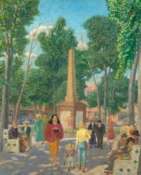 Monument op het plein, New York