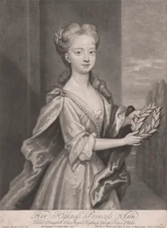 Hare Hoogheid Prinses Ann, oudste dochter van Zijne Koninklijke Hoogheid George Prins van Wales, 1720