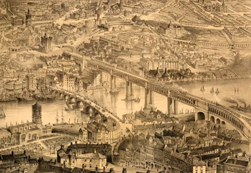 Newcastle upon Tyne tijdens het bewind van Koningin Victoria, 1864