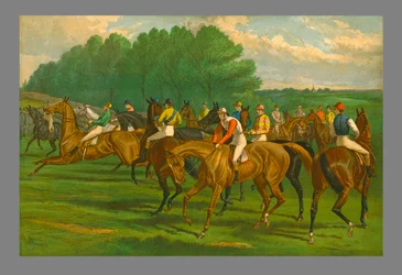 Een valse start - Derby, 1883