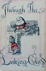 Alice en Humpty Dumpty, omslagillustratie voor 