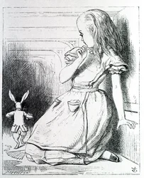 Alice en het konijn - in ""Alice