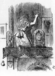 Alice die door de spiegel gaat - in 