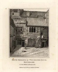 Zuidelijke resten van Winchester House, Southwark