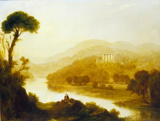 Abbotsford, het huis van Sir Walter Scott, 1828